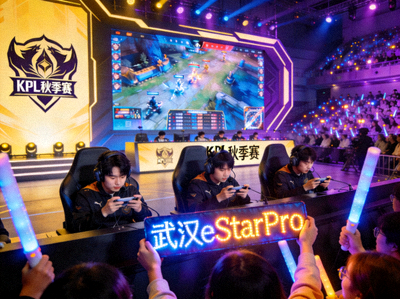 王者荣耀KPL秋季赛武汉eStarPro战队比赛现场